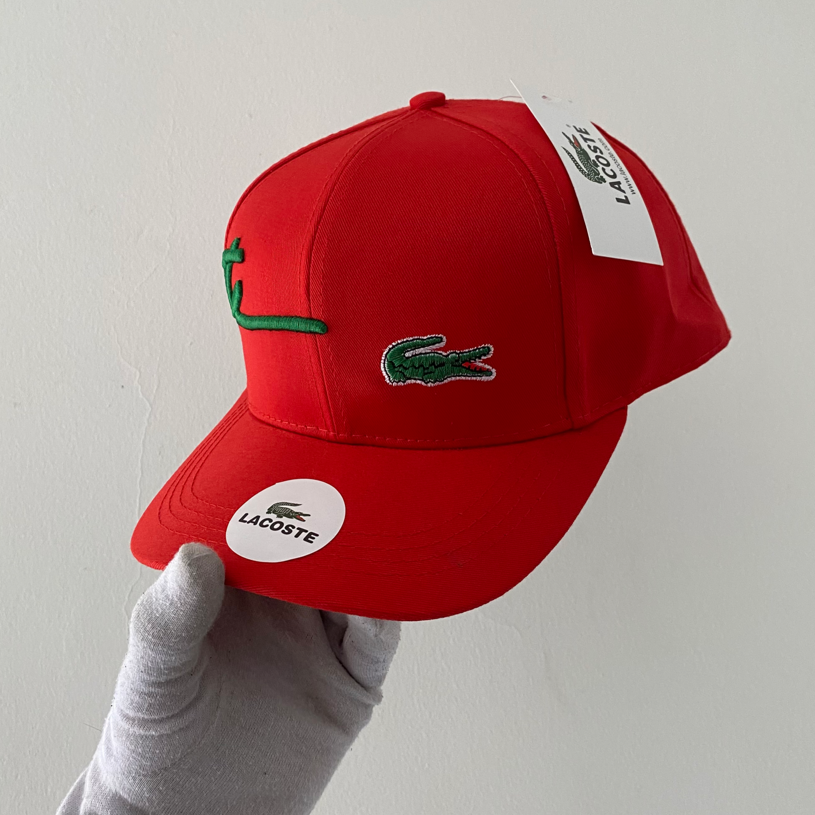 LACOSTE RED BORDADO
