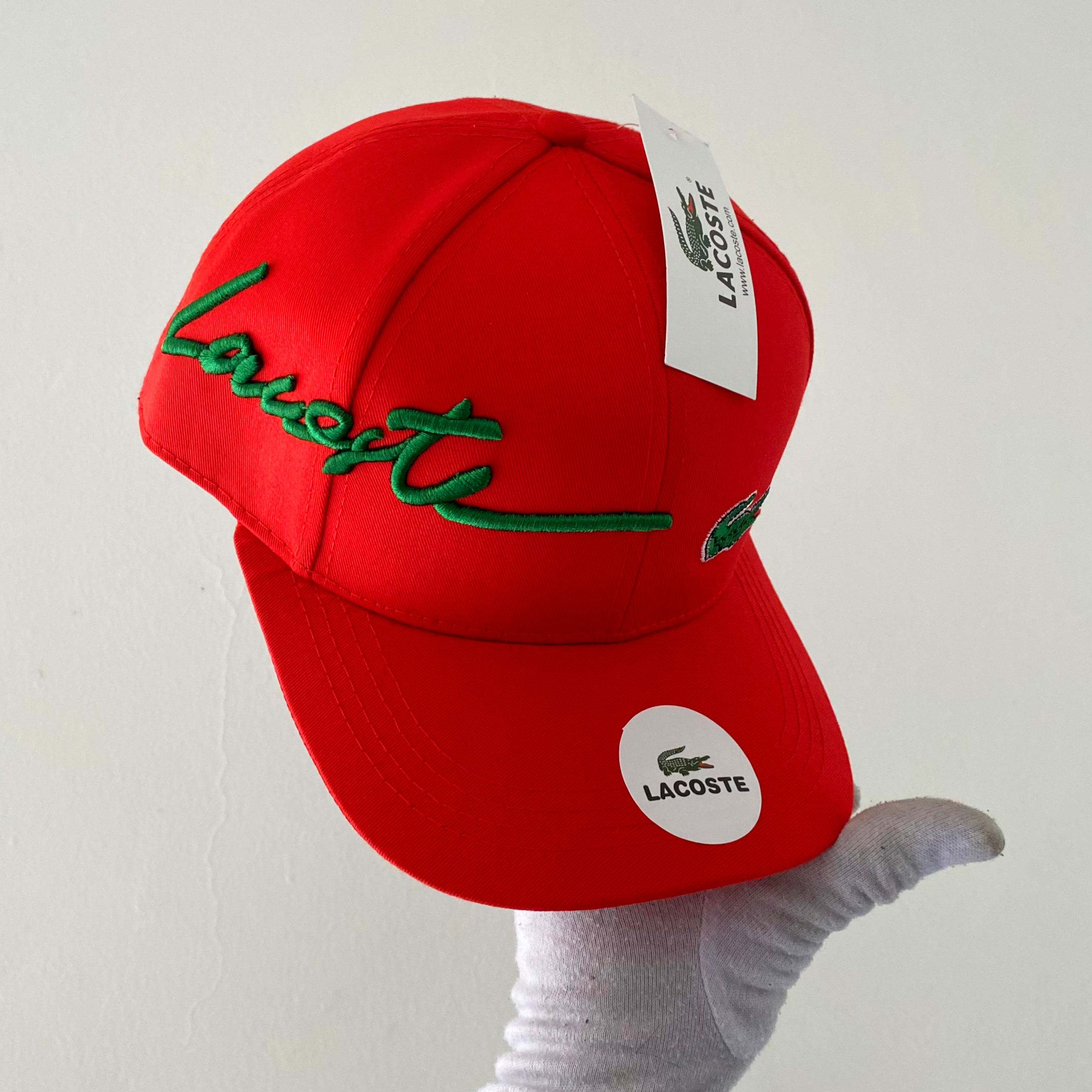 LACOSTE RED BORDADO