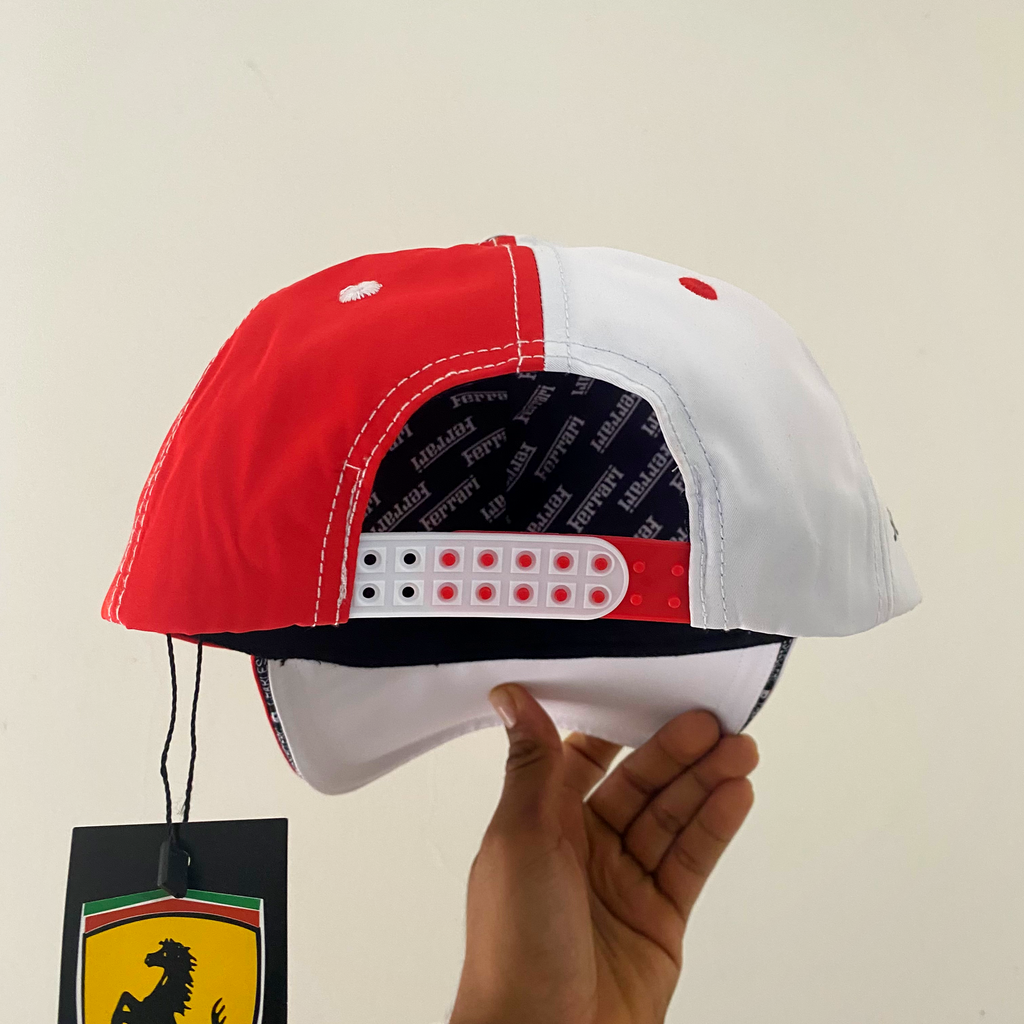 FERRARI RED - WHITE