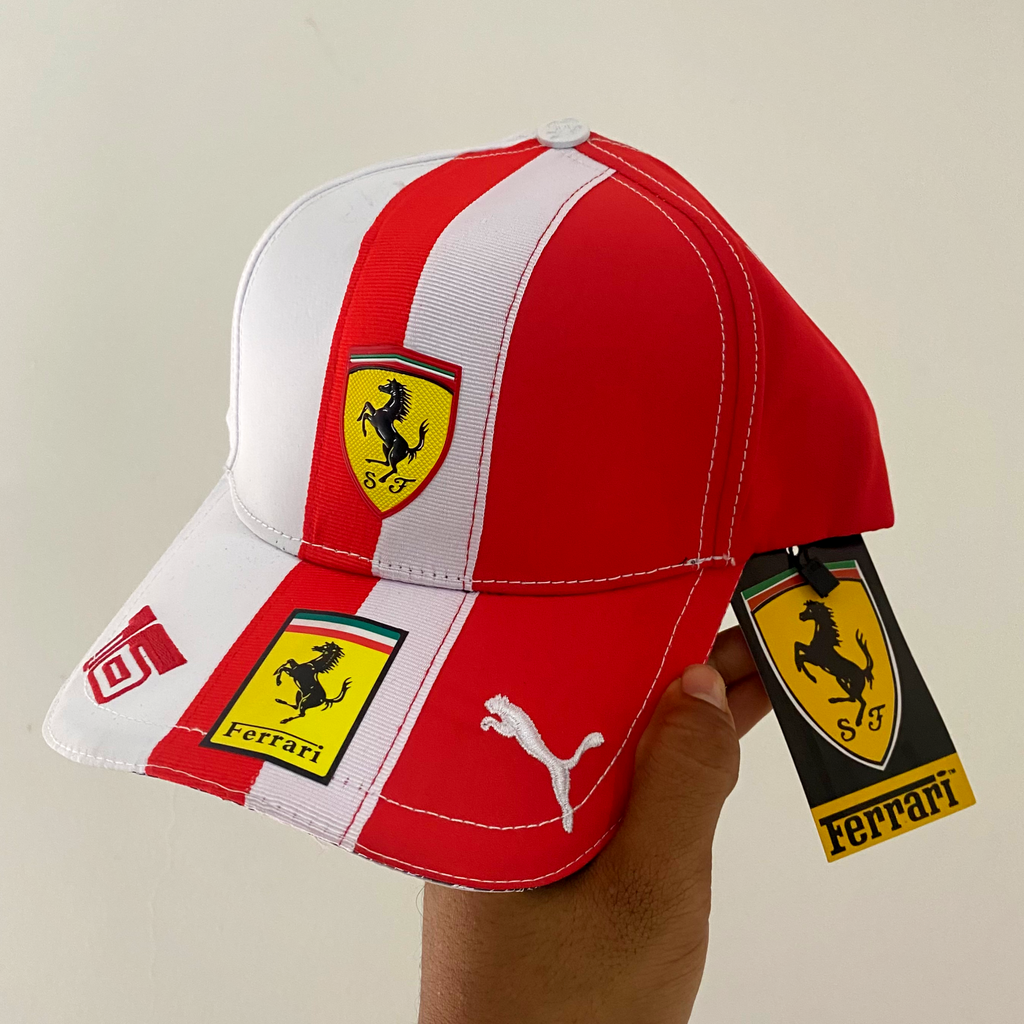 FERRARI RED - WHITE