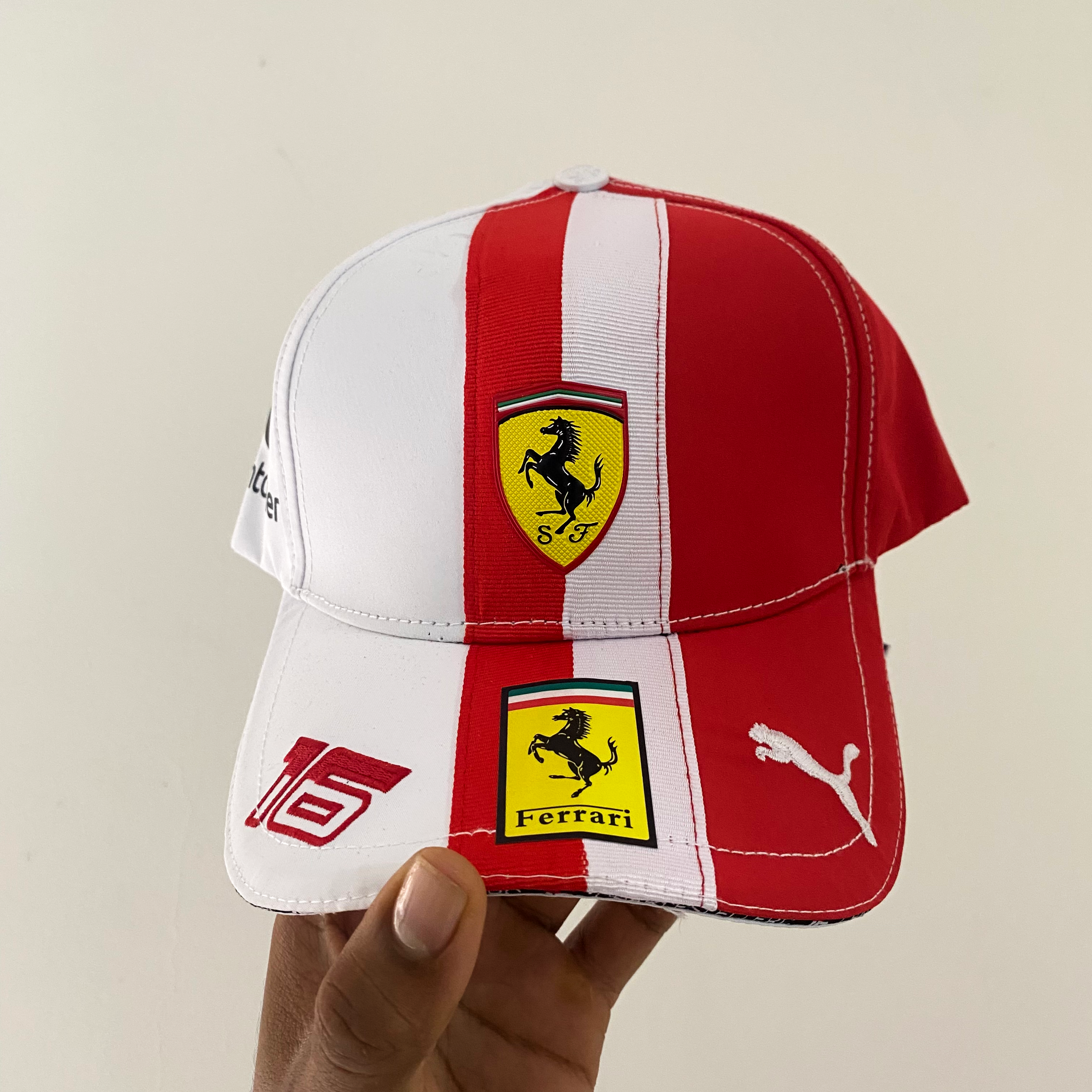FERRARI RED - WHITE