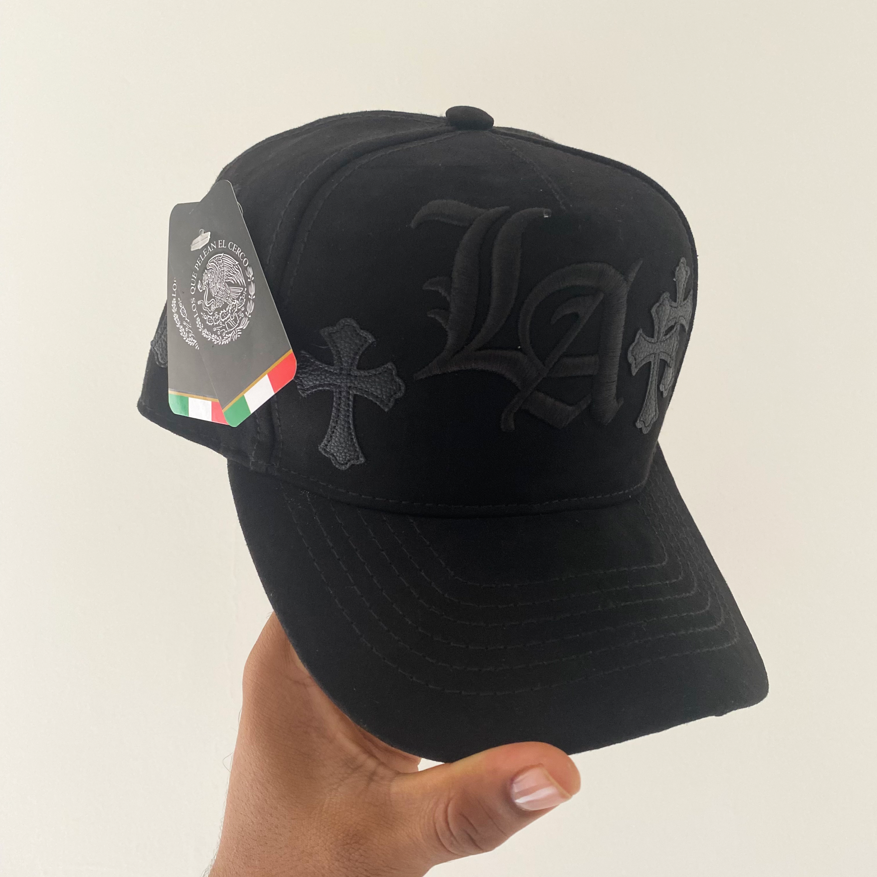 CAP L.A CRUCES FULL BLACK